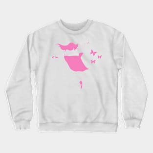 Pink Ballerina Crewneck Sweatshirt